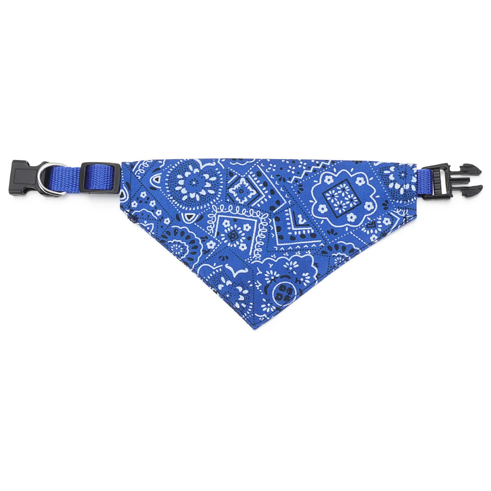 Washable Pet Triangle Bandana Bib – Adjustable Neck Scarf for Small, Medium & Large Dogs and Cats