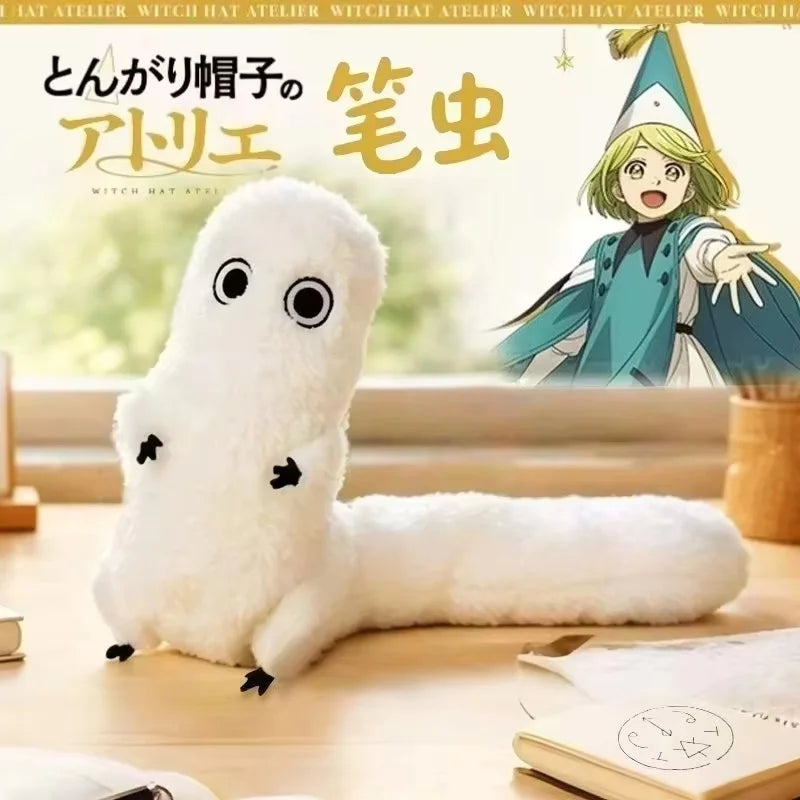 Witch Hat Atelier Fudeworm Plush Toy Cute Brushbuddy Stuffed Anime Doll for Fans