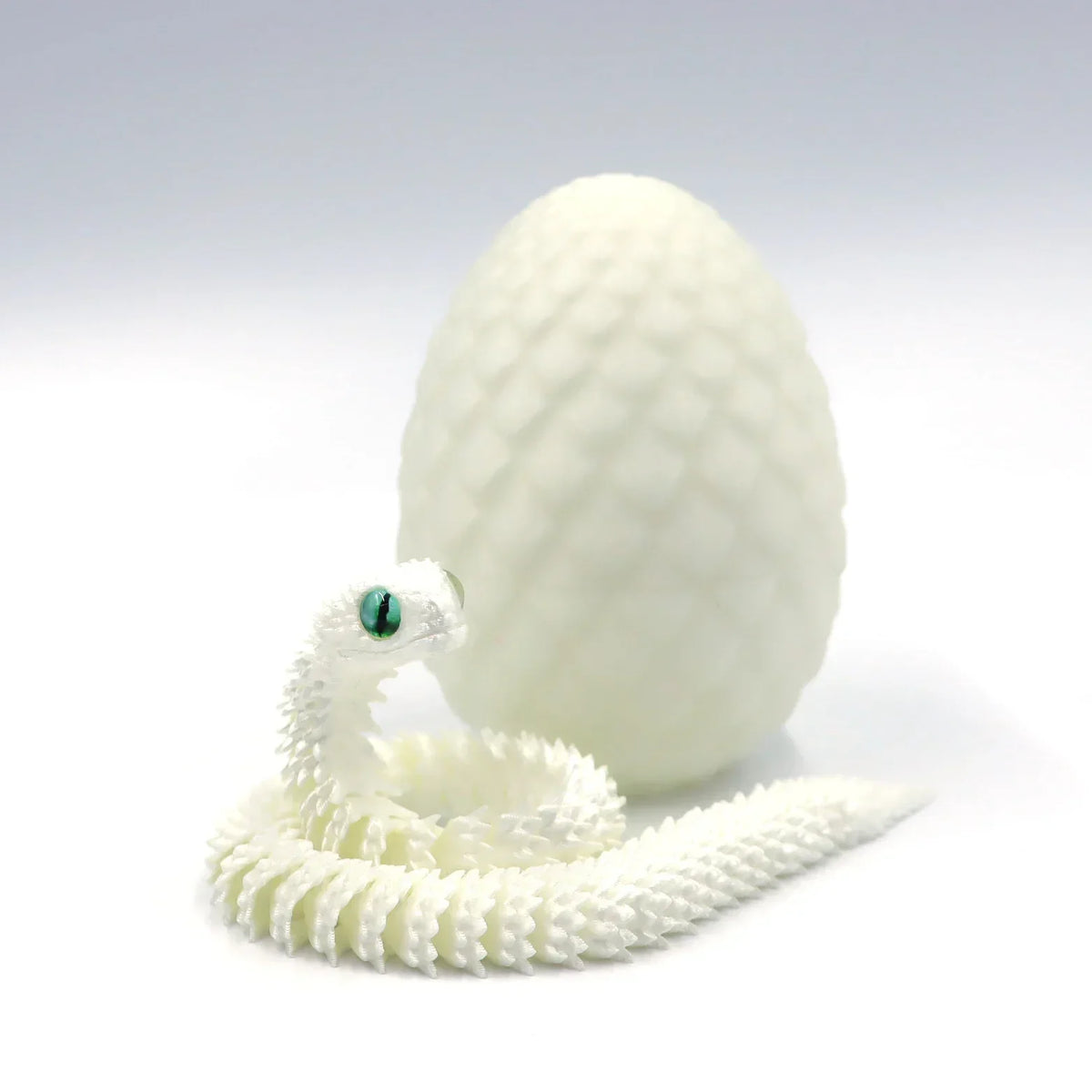 Anime 3D Printed Snake Egg Fidget Action Figure Stress Relief Desktop Ornament Gift