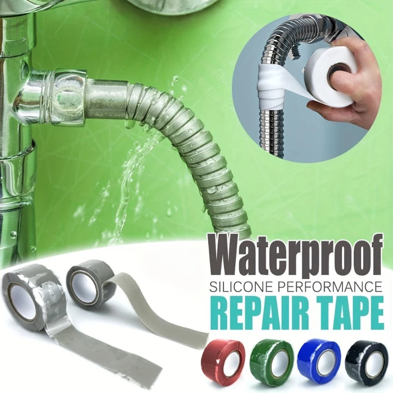 Self Fusing Silicone Tape – Waterproof Emergency Pipe & Hose Repair Wrap, Heavy Duty Sealing Tape