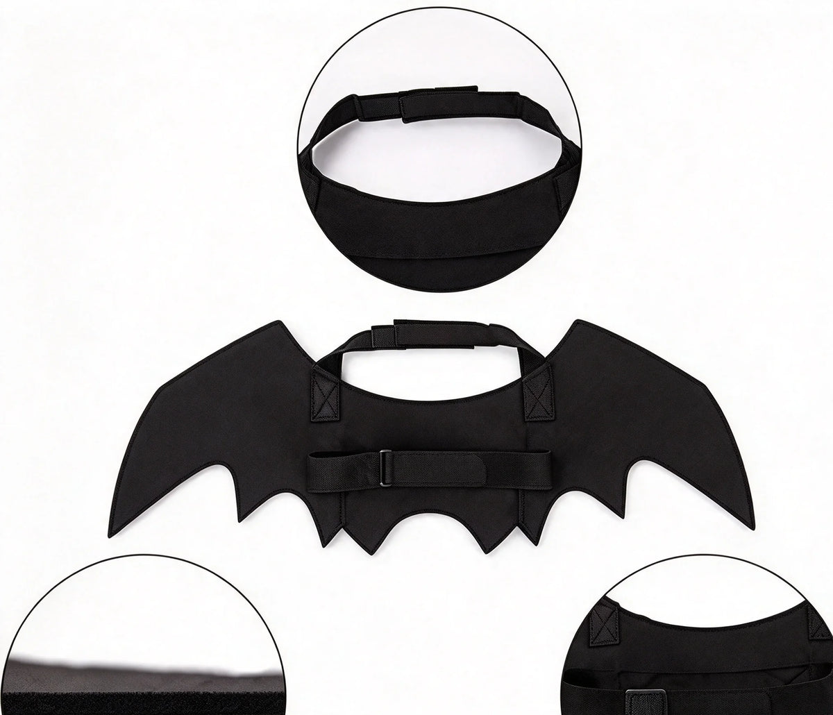 Pet Bat Wing Costume for Small Dogs - Halloween Cape for Festive and Daily Wear