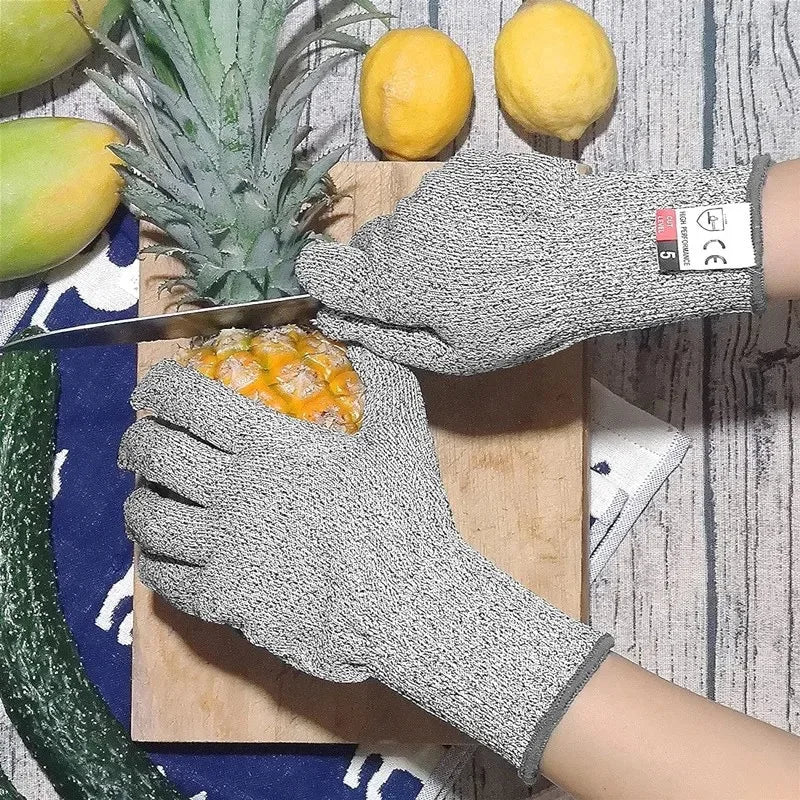 Cut Resistant Work Gloves, Level 5 Protection Safety Gloves