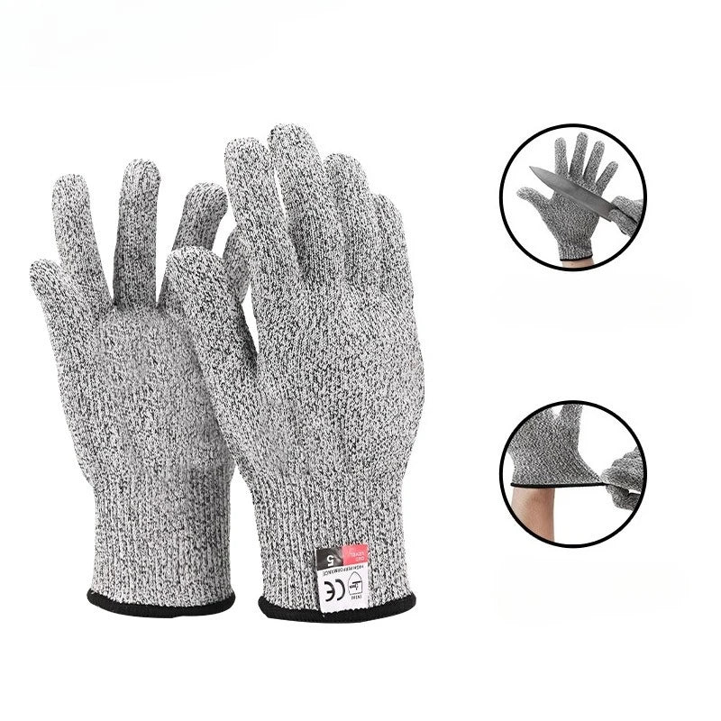 Cut Resistant Work Gloves, Level 5 Protection Safety Gloves