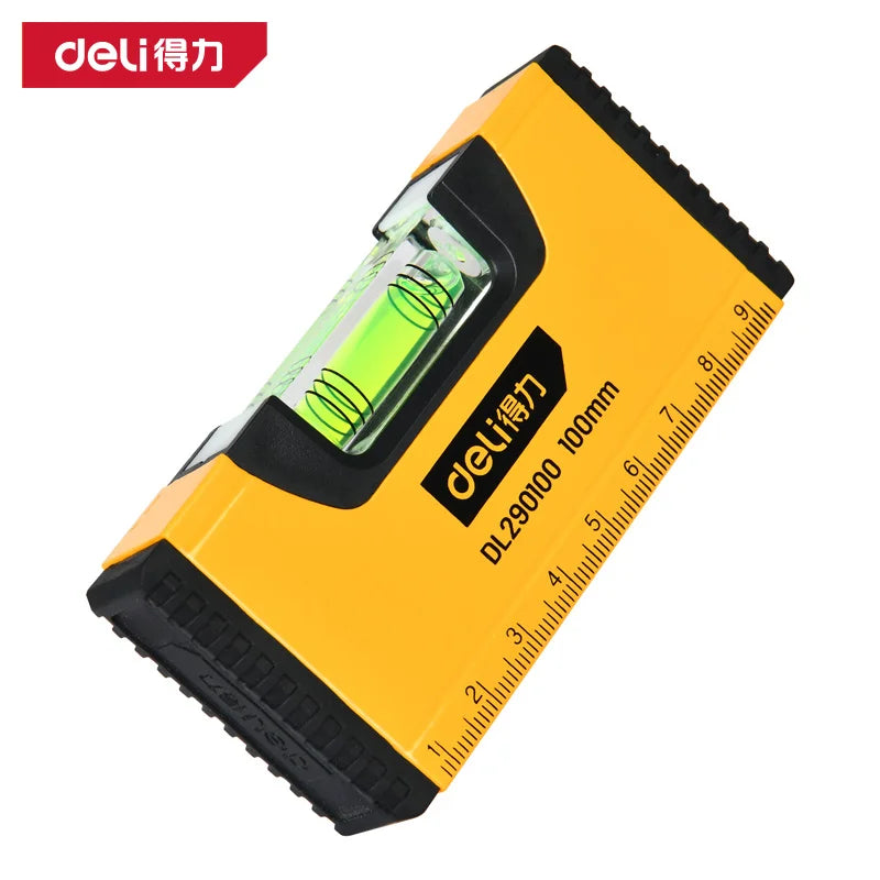 Magnetic Torpedo Spirit Level with 3 Vials, Shockproof Aluminum Bubble Level