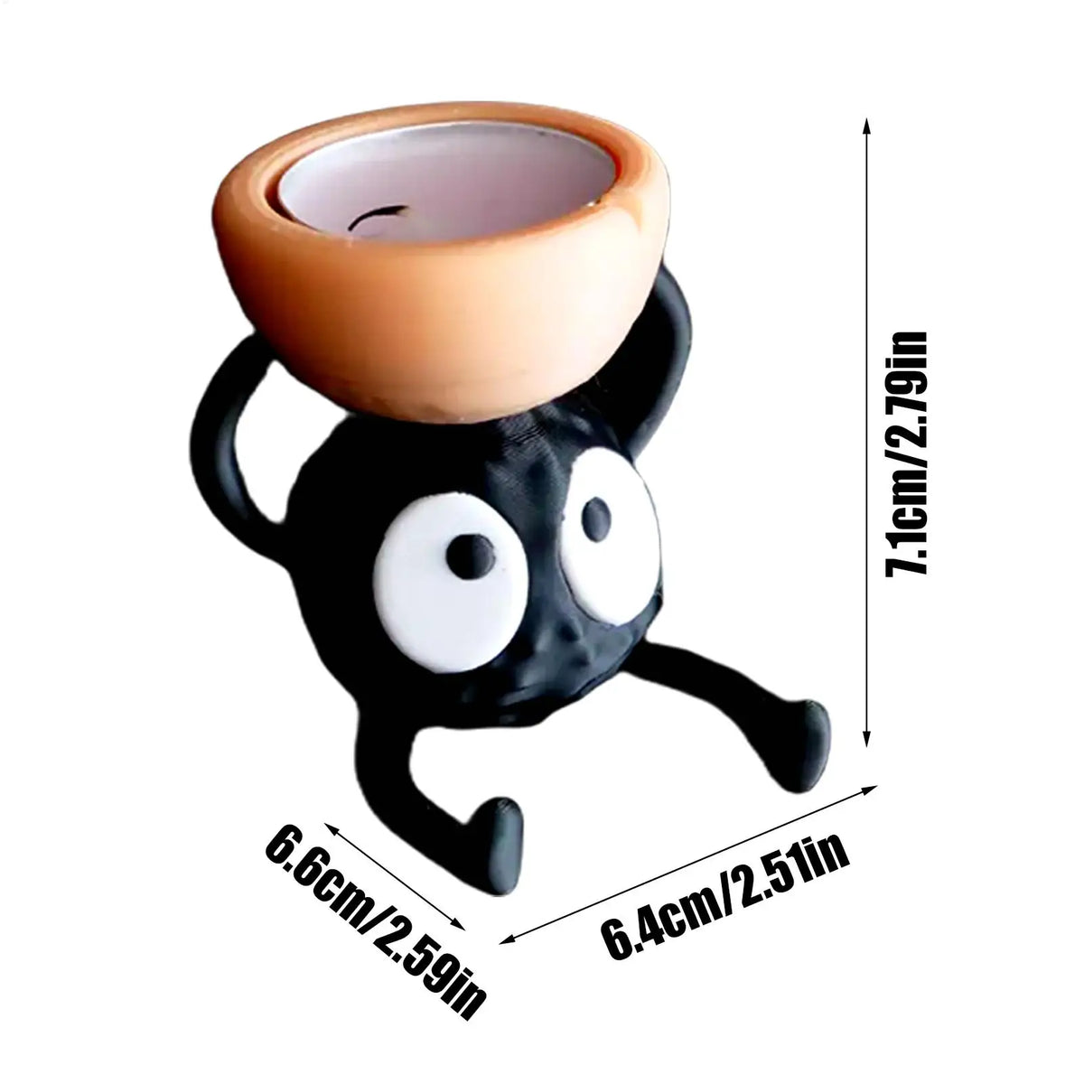Cute Candlestick Holder – 3D Printed Tea Light Candle Stand for Briquette & Small Candles, Cozy Home Decor