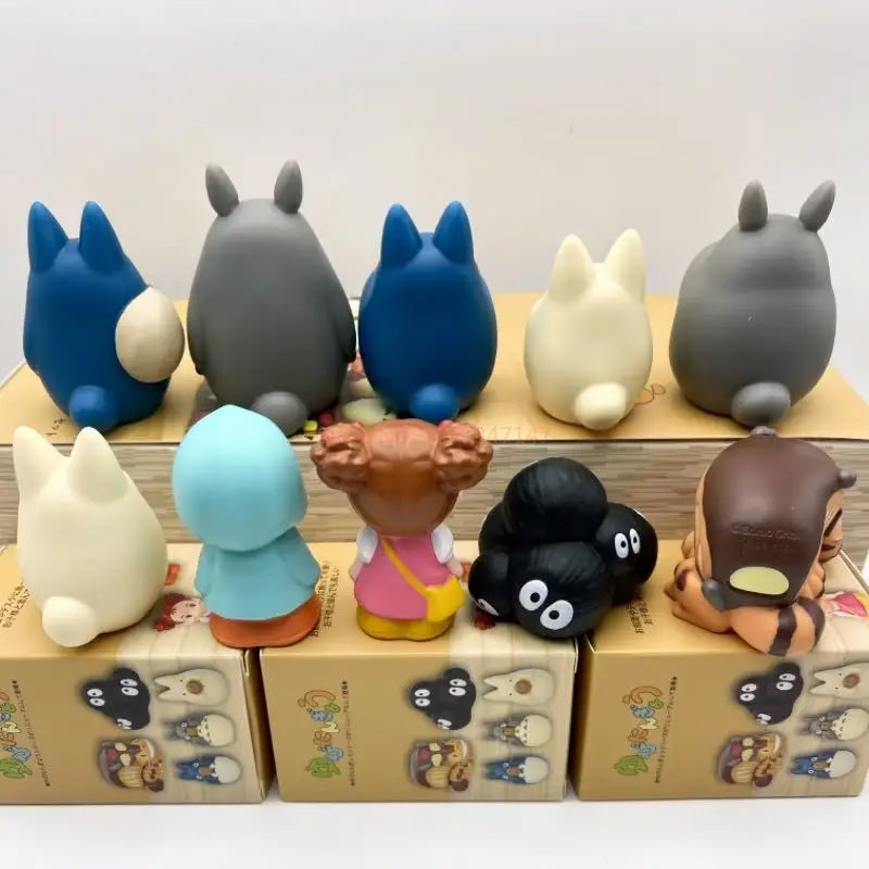 Anime Cartoon Blind Box Figurine Kawaii Desk Decor Collectible Toy Birthday Gift