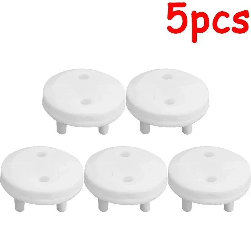 Child Safety Electrical Socket Covers, White Outlet Plug Protectors, 10 PCS