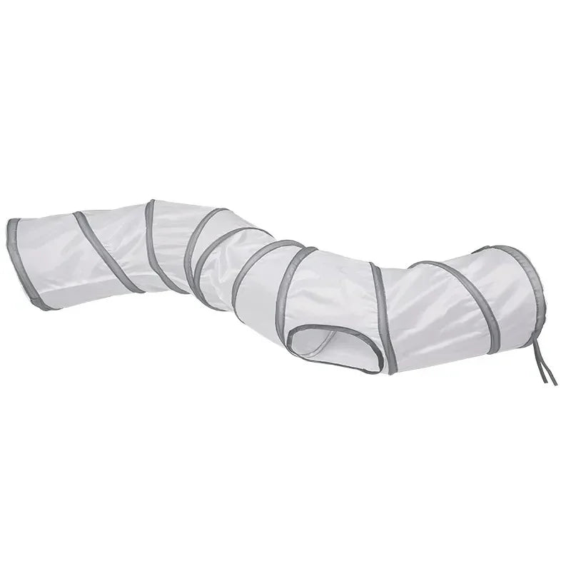 Foldable Cat Tunnel Tube – Interactive Play Tunnel Toy for Kittens, Puppies & Rabbits