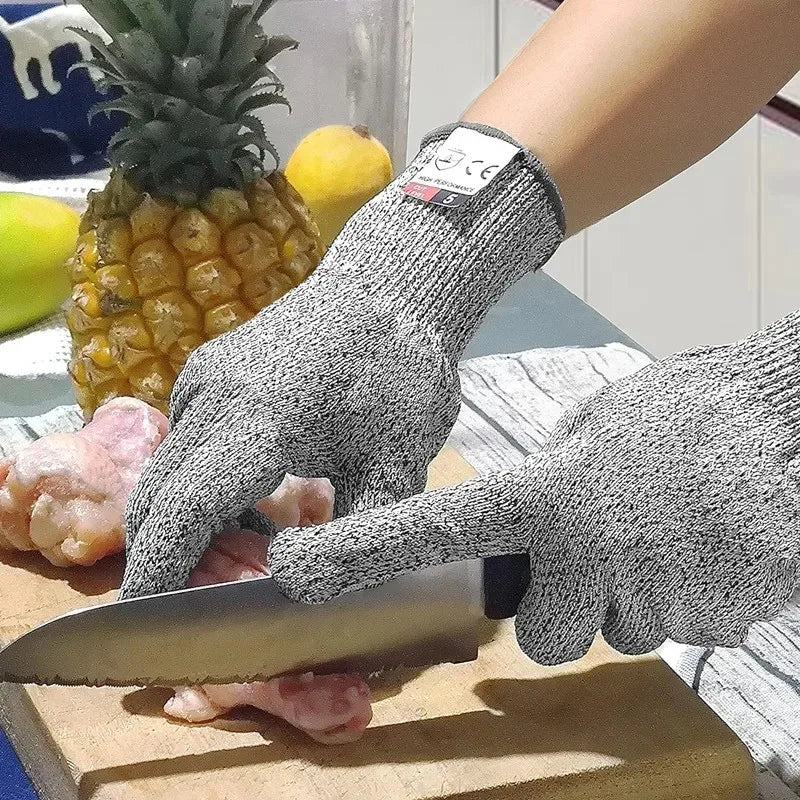 Cut Resistant Work Gloves, Level 5 Protection Safety Gloves