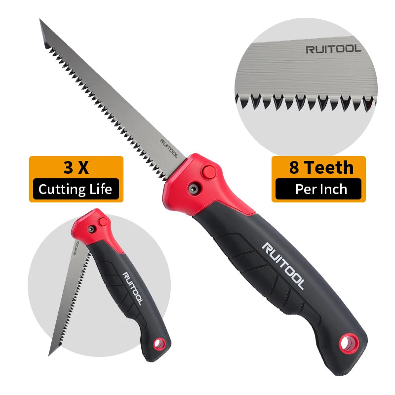 6 Inch Folding Drywall Jab Saw Compact Wall Cutting Tool