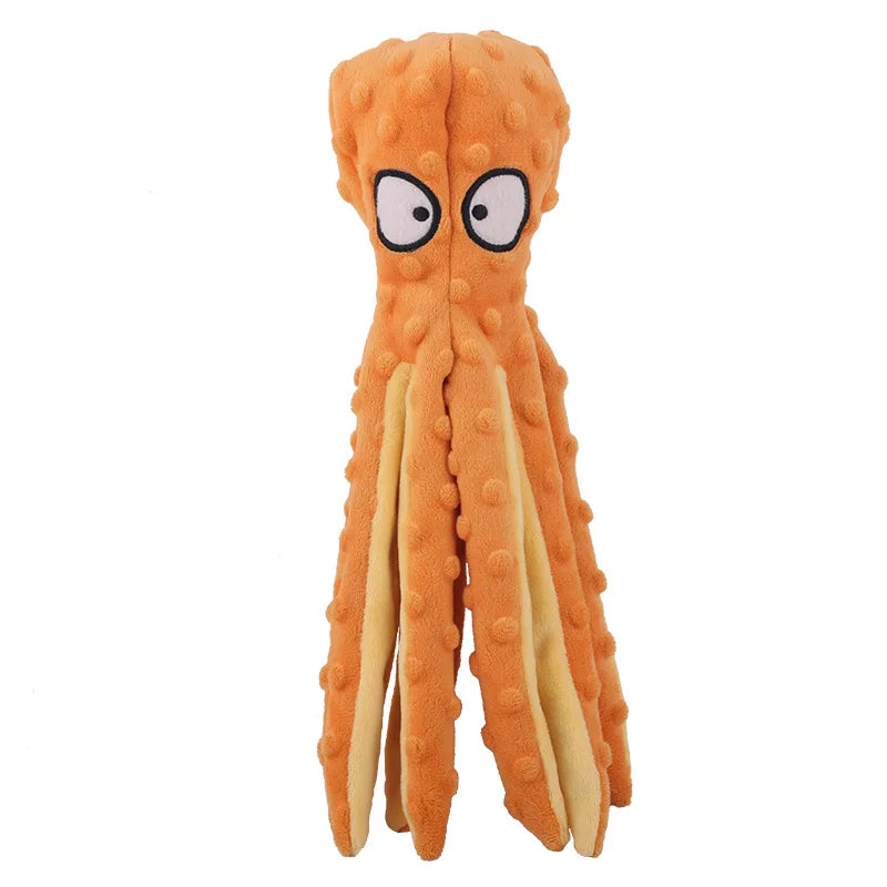 Plush Dinosaur Dog Chew Toy - Interactive Stuffed Pet Toy for Small Dogs & Cats