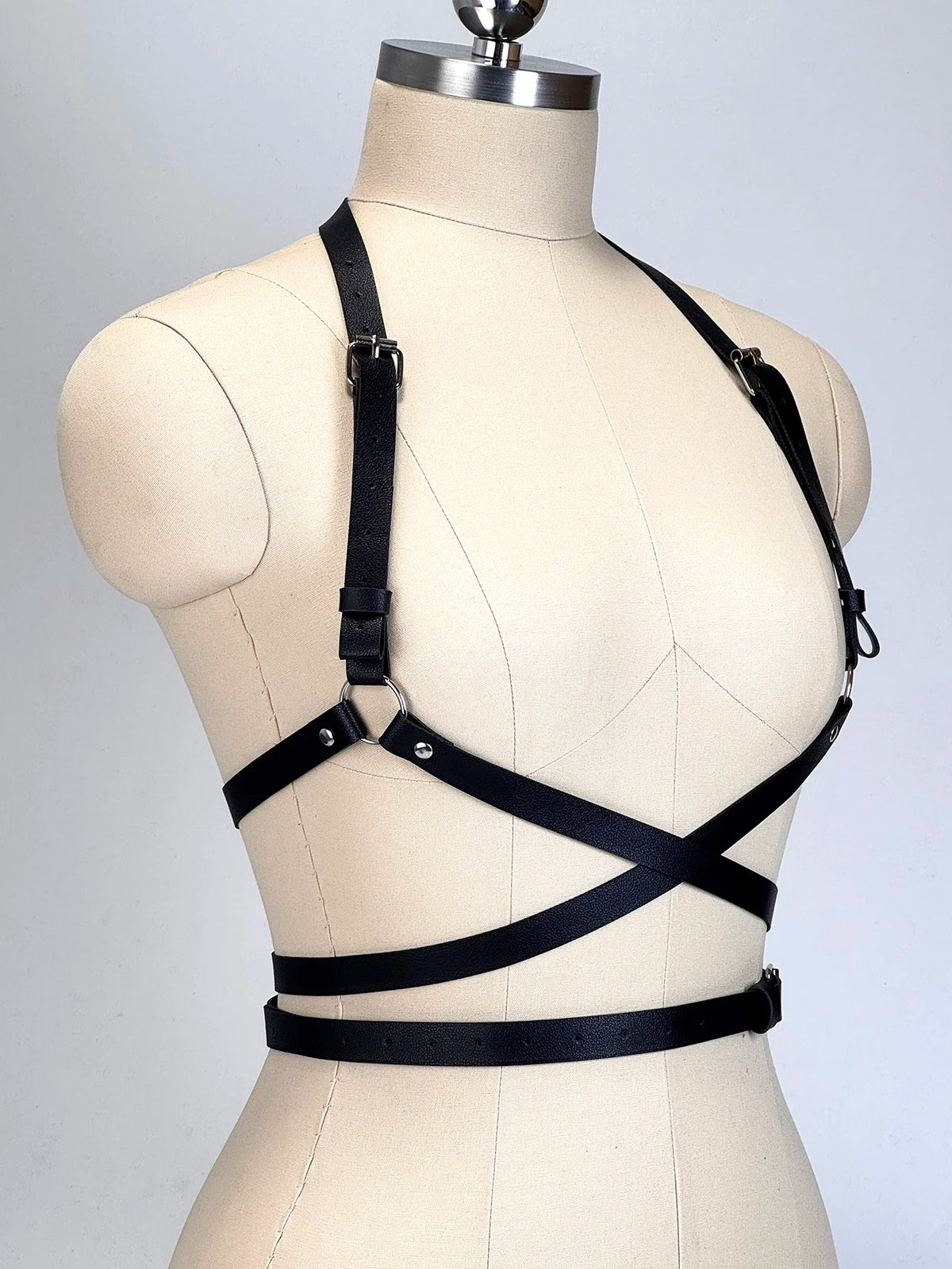 Punk Body Harness Corset Belt - Gothic Street Style Waistband Suspenders