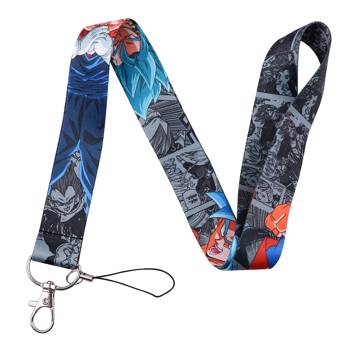 Anime Character Lanyard – Cosplay Key & ID Badge Holder Neck Strap