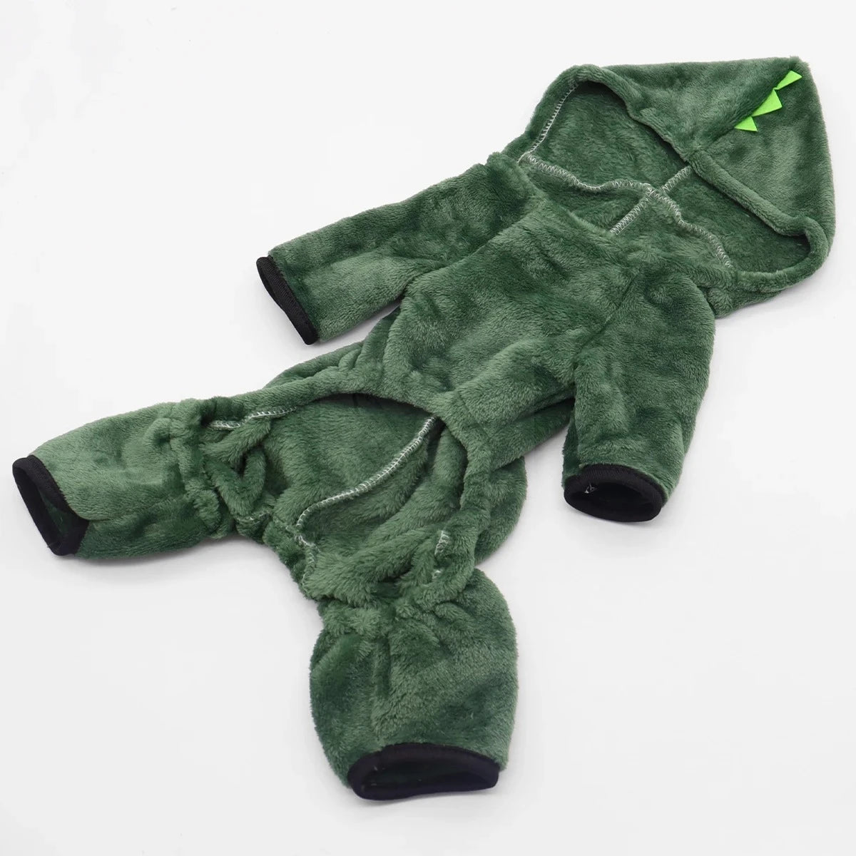 Dinosaur Fleece Hoodie for Cats & Small Dogs – Halloween Costume Warm Winter Coat