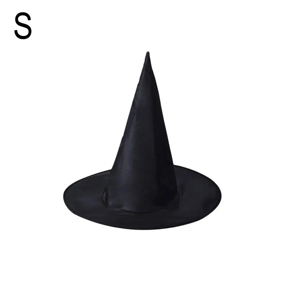 Halloween Wizard Hat Black Pointed Witch Magician Hat Party Costume Cosplay