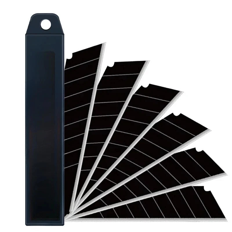 Utility Knife Blades 100mm Carbon Steel Replacement Cutter Pack