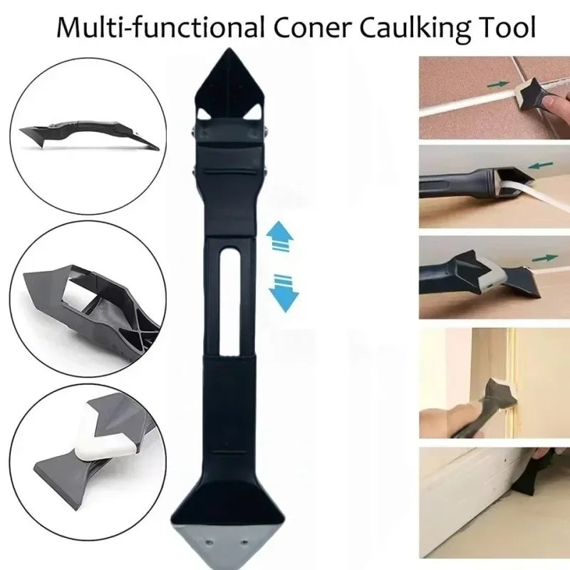 5-in-1 Silicone Caulking Scraper Tool Set - Sealant Smoother Kit