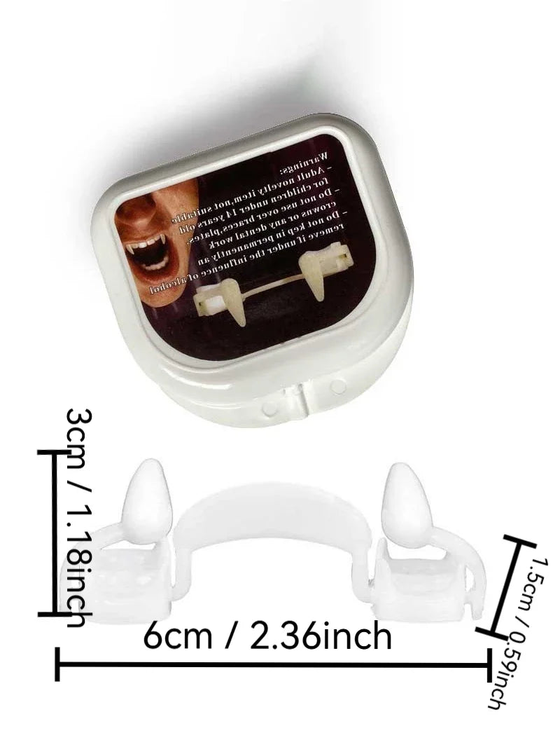 Vampire Fangs Teeth Halloween Costume Cosplay Party Favors Prop