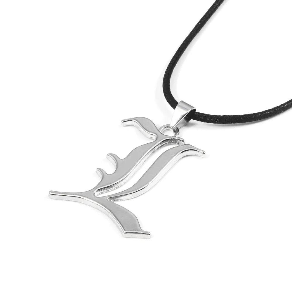Death Note L Lawliet Necklace Anime Pendant Gothic Cosplay Jewelry Gift for Fans