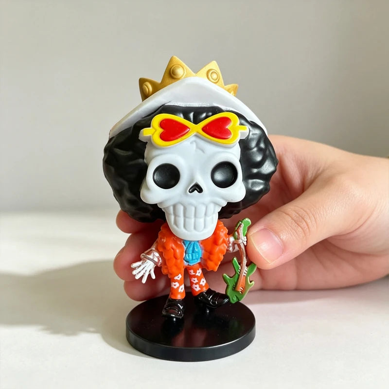 Funko-Style One Piece Vinyl Figure Luffy Zoro Sanji Anime Desktop Collectible