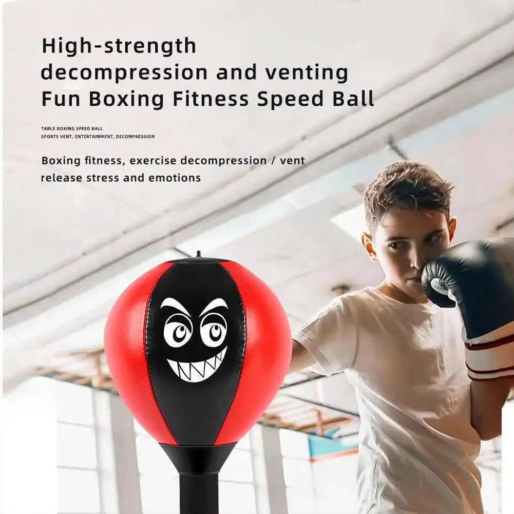 Suction Cup Desk Punching Bag – Stress Relief Boxing Speed Ball Toy