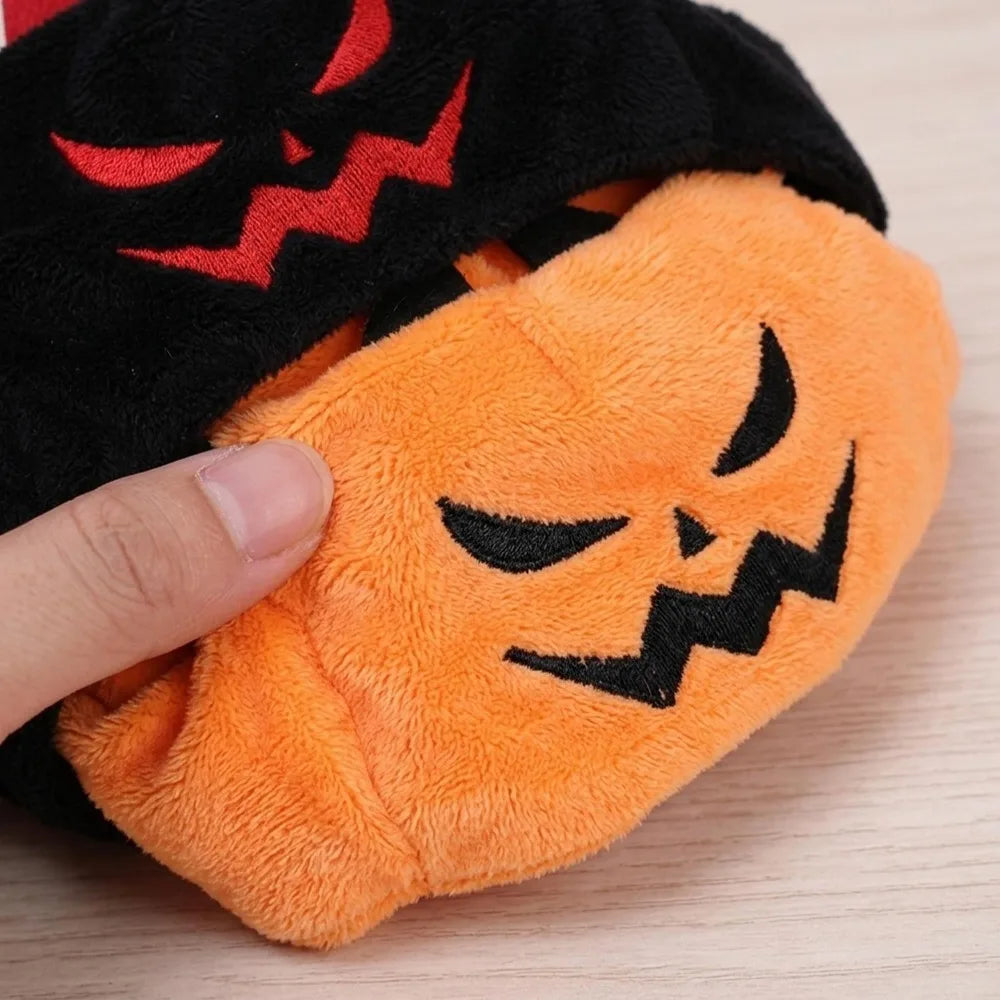 Halloween Pet Devil Pumpkin Headset - Funny Dog Cat Costume Hat Headgear