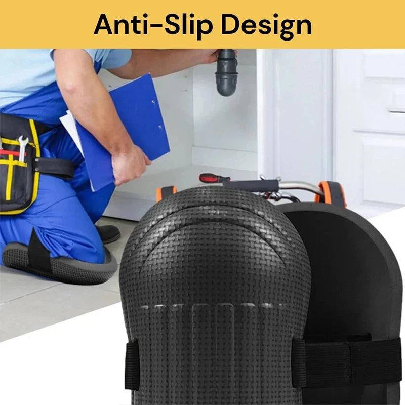 Soft Foam Knee Pads – Cushioned Work Knee Protectors for Flooring, Gardening & Home Repairs
