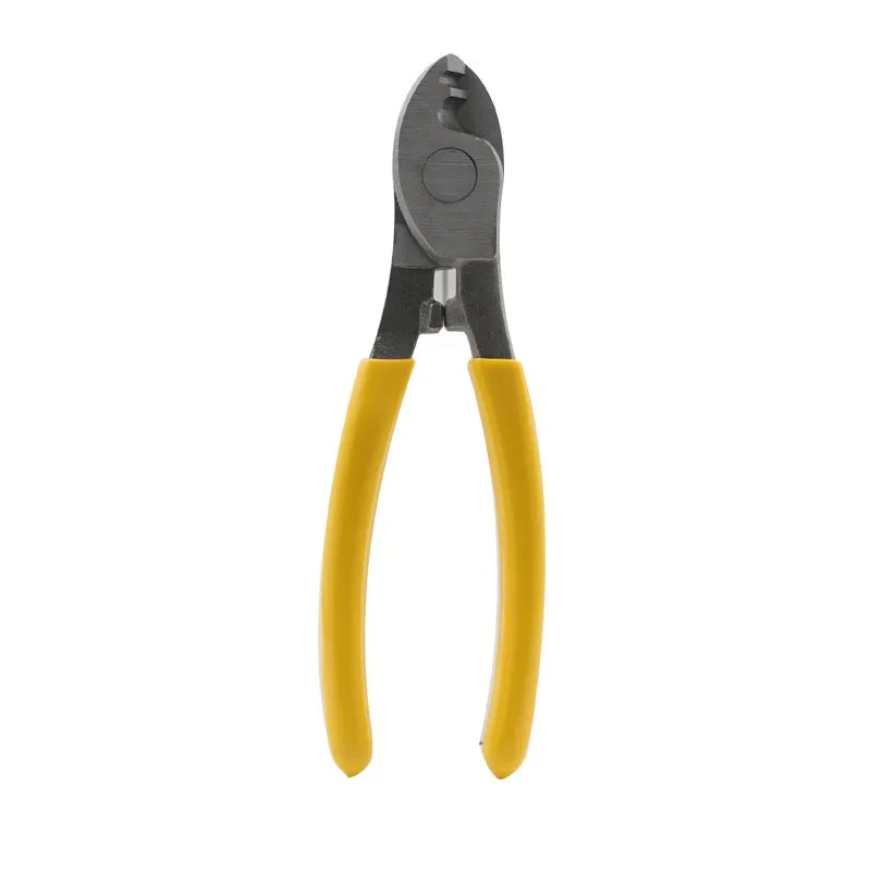 Heavy Duty 6 Inch Electrician Cable Cutter & Wire Stripper - Anti-Slip Hand Tool