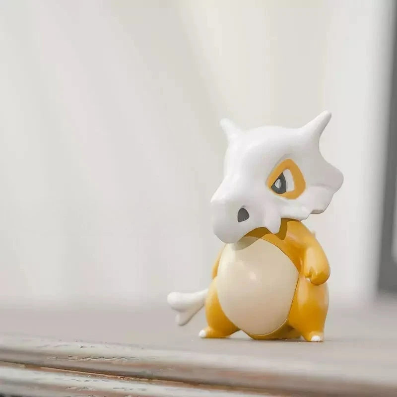 Cubone Pokemon Figure 8cm - Cute Anime Desk & Car Ornament Collectible