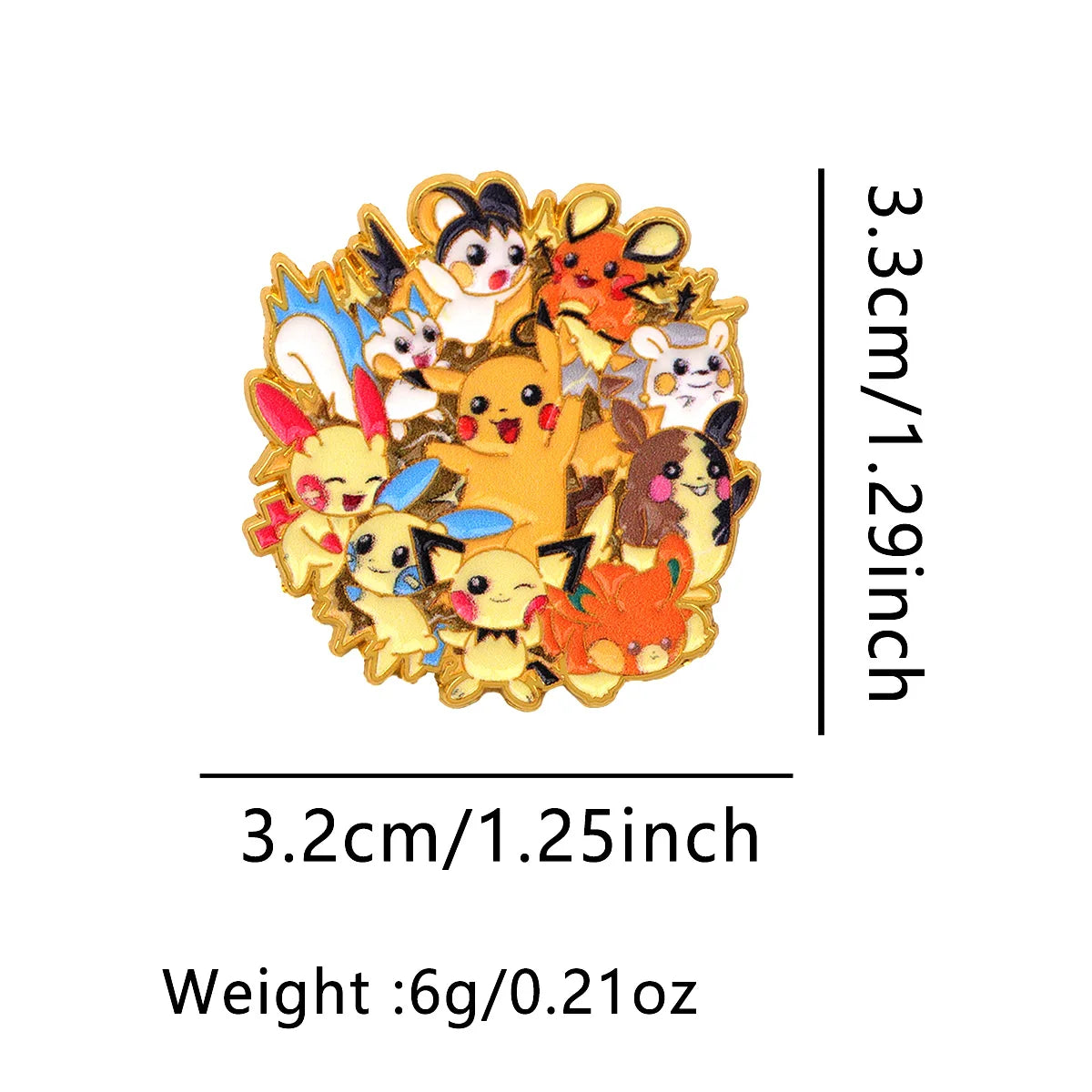 Cute Eevee Evolution Enamel Pins – Kawaii Cartoon Character Brooch Set for Backpacks, Jackets & Lapels