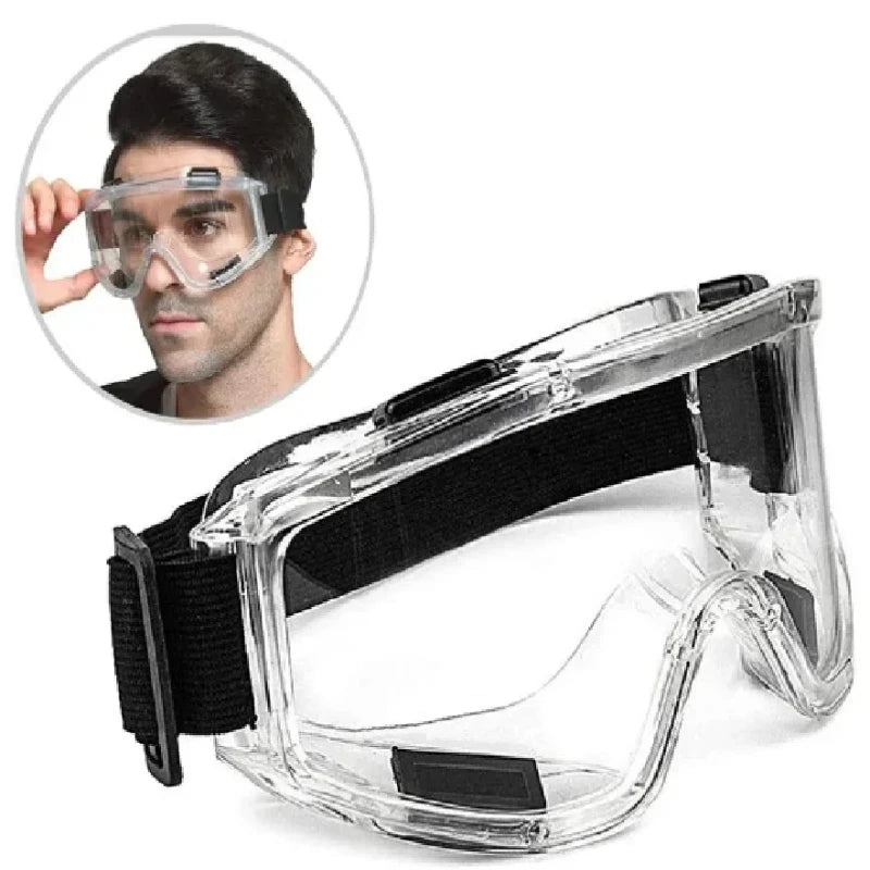 Safety Goggles – Clear Anti-Fog Protective Eye Goggles for Work, Lab & Workshop