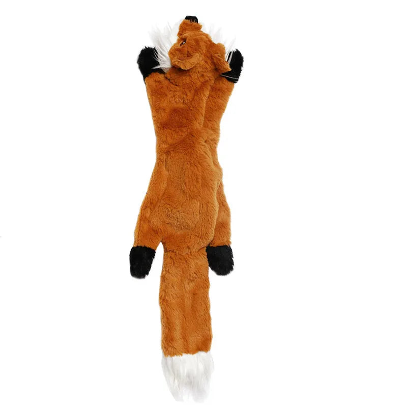 Plush Dinosaur Dog Chew Toy - Interactive Stuffed Pet Toy for Small Dogs & Cats