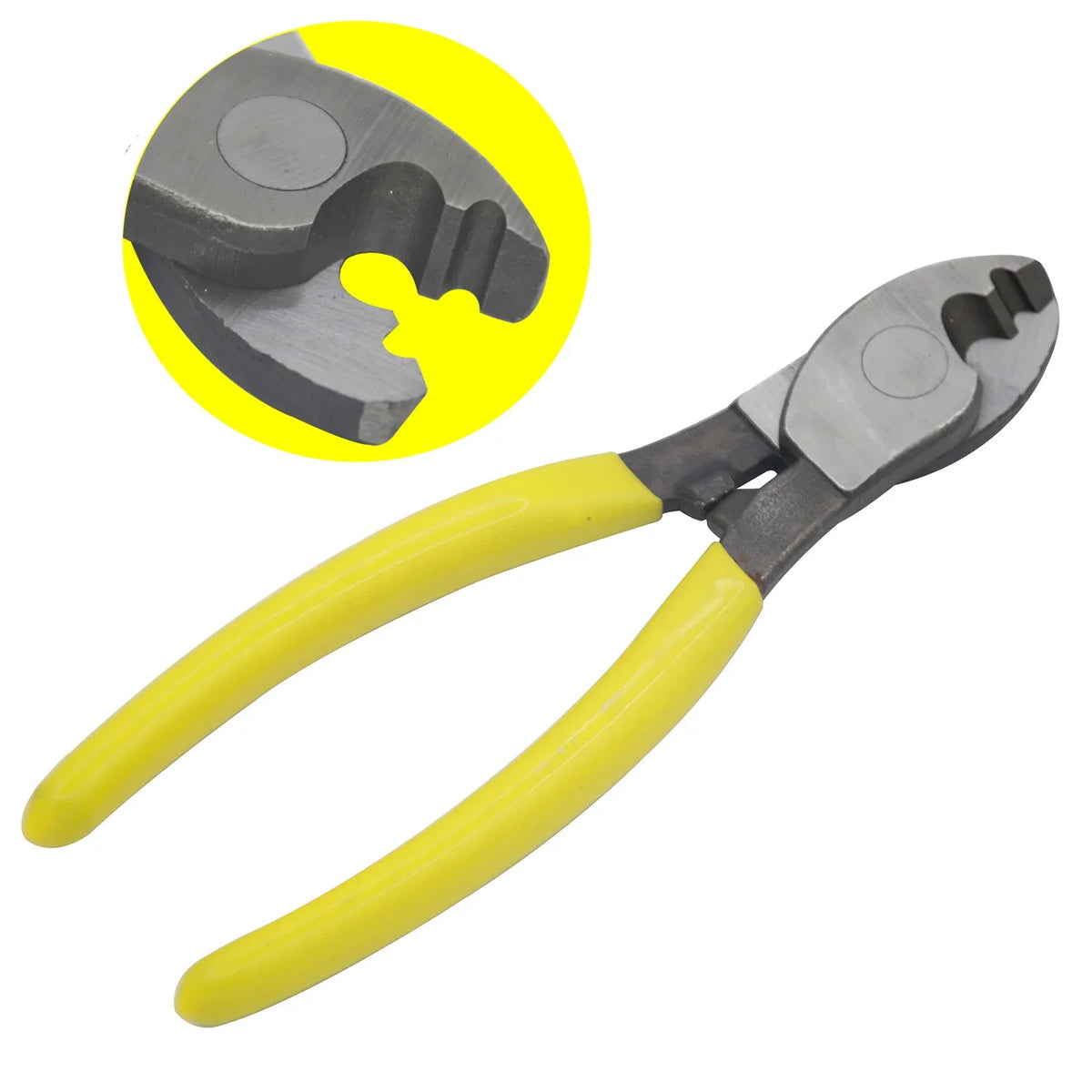 Heavy Duty 6 Inch Electrician Cable Cutter & Wire Stripper - Anti-Slip Hand Tool