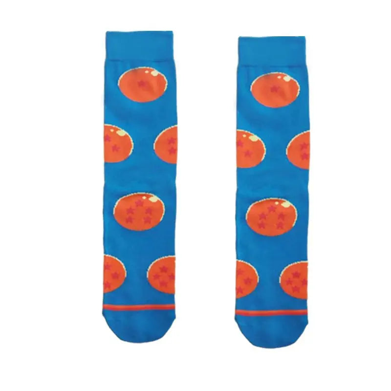 Bandai Dragon Ball Mid-Tube Socks – Anime Cartoon Cotton Crew Socks for Men