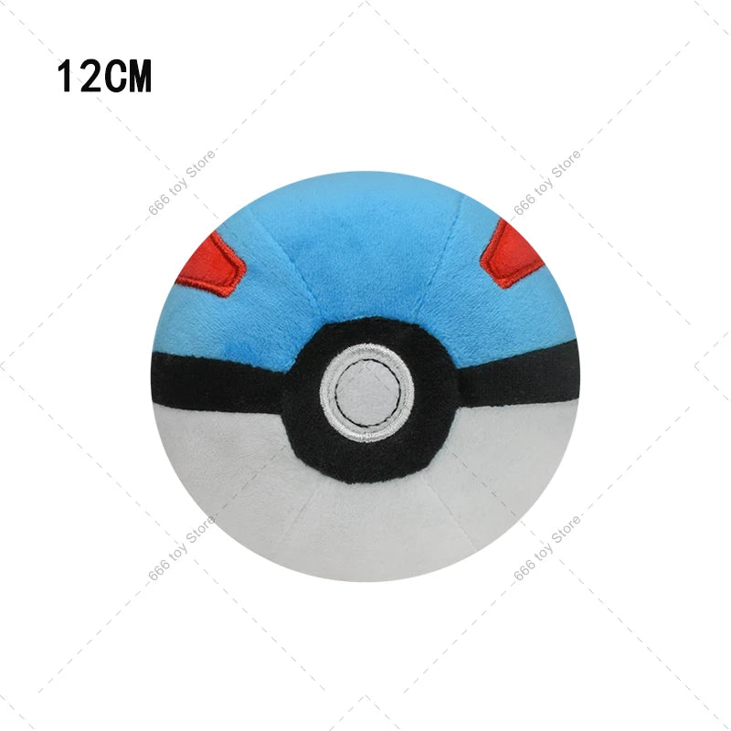Pokemon Plush Pokeball Toy – 9 Styles Master Ball, Great Ball & Ultra Ball Stuffed Anime Plushies