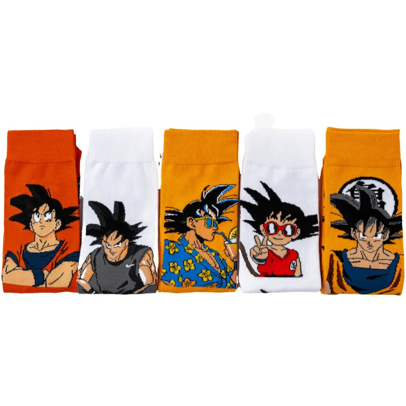 Bandai Hip Hop Anime Crew Socks – Funny Novelty Street Style Cotton Socks for Men & Women