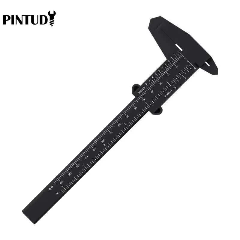 Plastic Vernier Caliper 0-150mm - Pocket Measuring Ruler for DIY & Woodworking