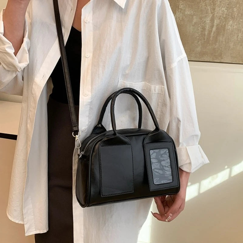 Y2K Transparent Ita Bag – Harajuku Korean Crossbody Shoulder Handbag for Women