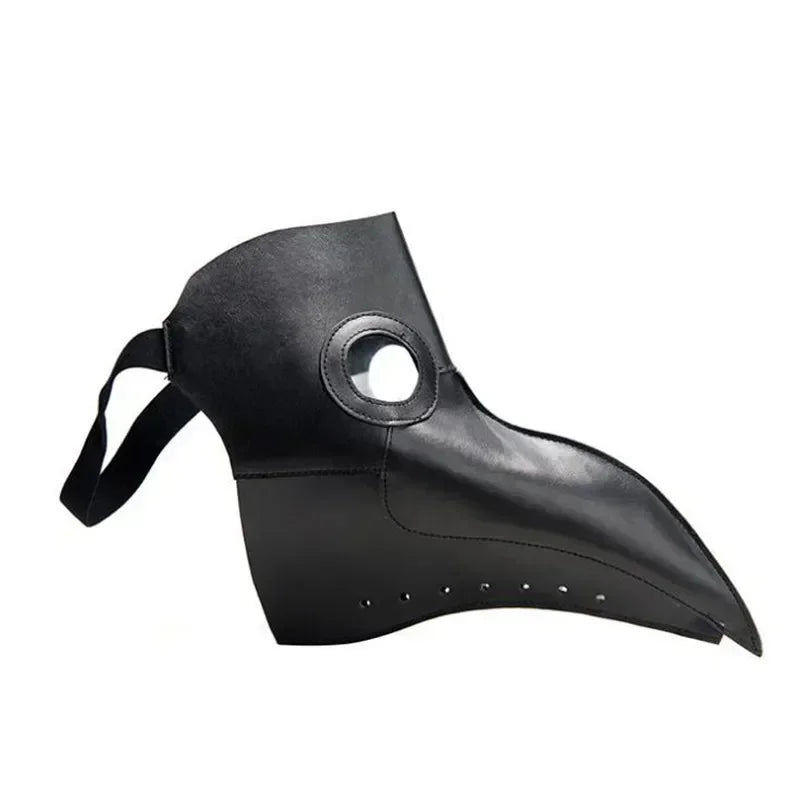 Plague Doctor Latex Mask – Steampunk Bird Beak Halloween Costume Mask for Adults & Kids