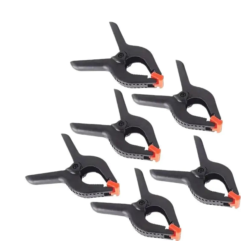 8-Piece Heavy-Duty Spring Clamps Set, 3-Inch Wide Jaws, Non-Slip