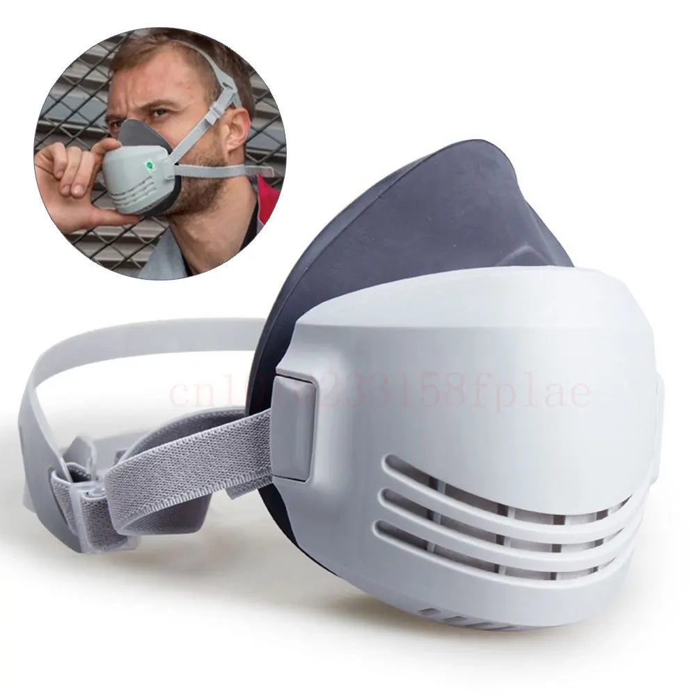 Reusable Dust Mask Respirator with Filters, Half Face for Sanding & Grinding