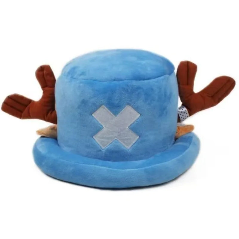 Tony Tony Chopper Hat – One Piece Plush Cosplay Hat, Soft Warm Kawaii Anime Beanie for Boys & Girls
