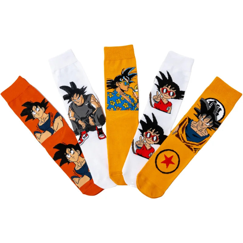 Bandai Hip Hop Anime Crew Socks – Funny Novelty Street Style Cotton Socks for Men & Women
