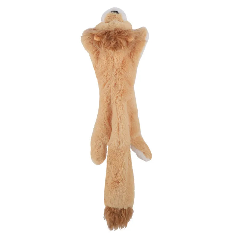 Plush Dinosaur Dog Chew Toy - Interactive Stuffed Pet Toy for Small Dogs & Cats