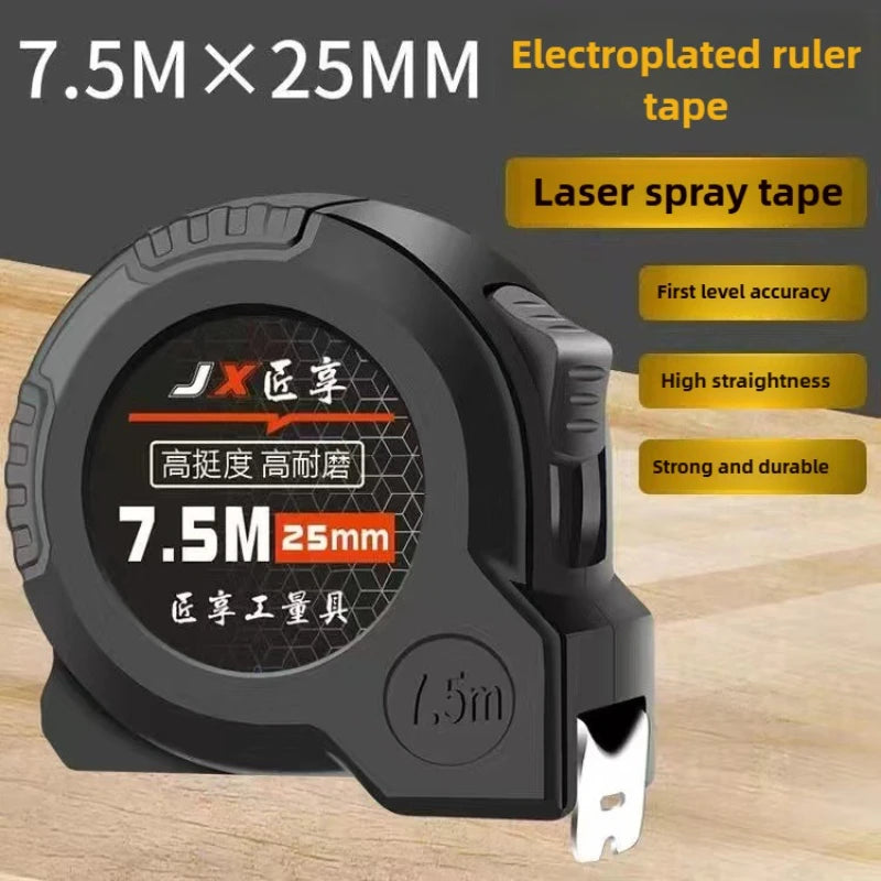Retractable Steel Tape Measure – Locking Metric Measuring Tape 3M, 5M, 7.5M & 10M