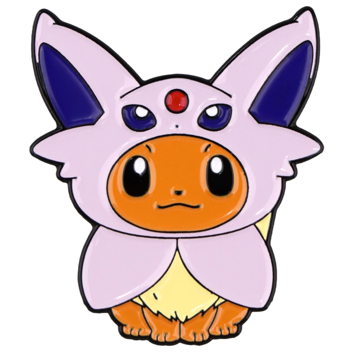Cute Eevee Evolution Enamel Pins – Kawaii Cartoon Character Brooch Set for Backpacks, Jackets & Lapels