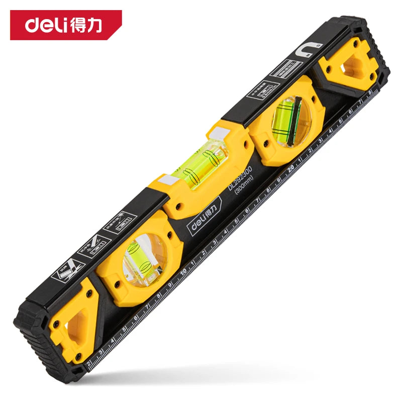 Magnetic Torpedo Spirit Level with 3 Vials, Shockproof Aluminum Bubble Level