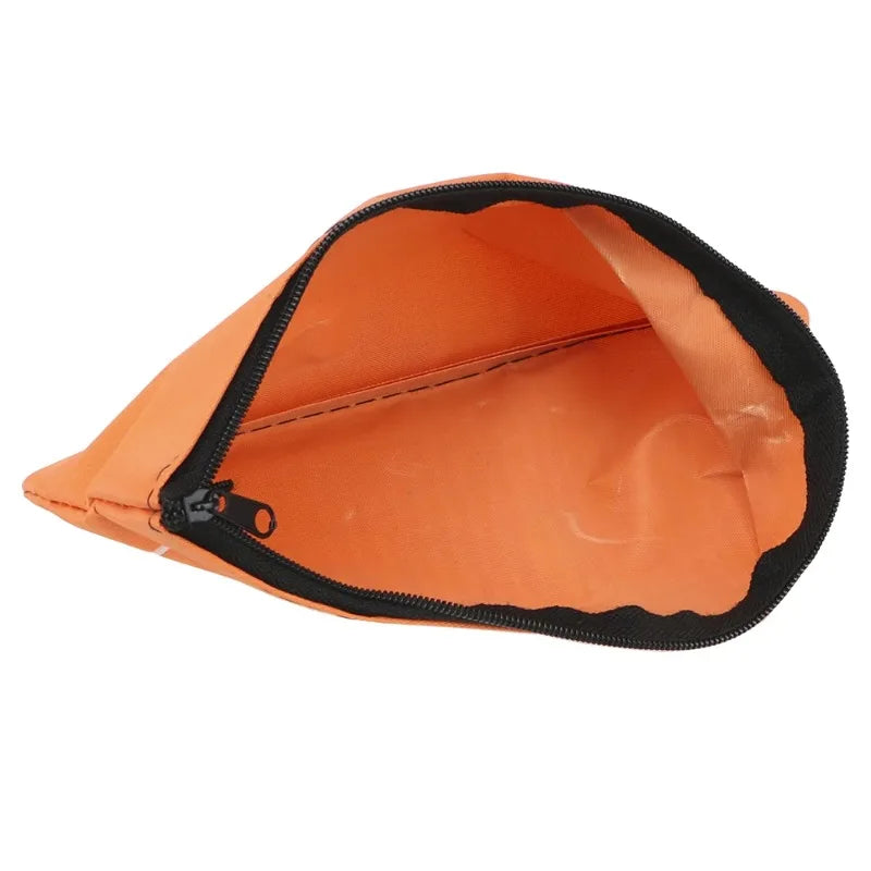 Small Tool Bag Waterproof Canvas Zipper Hardware Toolkit Organizer Portable Storage
