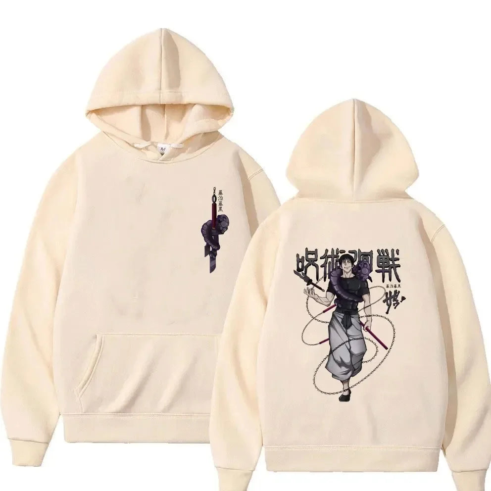 Jujutsu Kaisen Fushiguro Toji Graphic Hoodie - Anime Manga Streetwear Sweatshirt