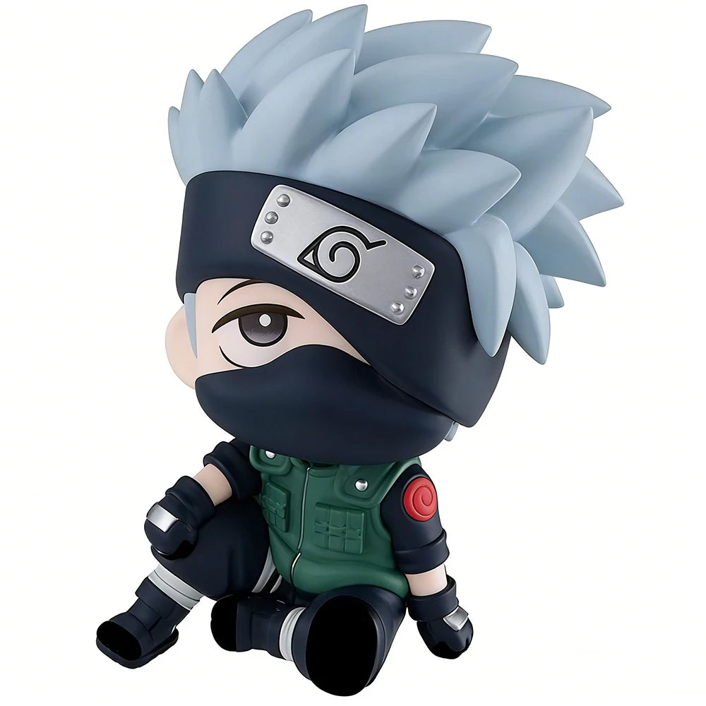 Naruto Anime Figure 9cm Kakashi & Sasuke Collectible Action Figurine Gift